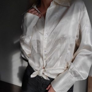 Norm Thompson 100% silk blouse